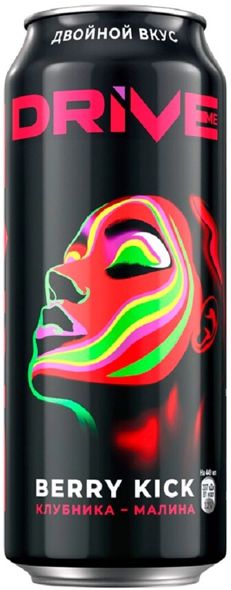 Энергетический напиток "Drive Me" Berry Kick, in can,  0.449 л