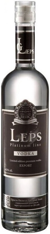Водка "Leps" Platinum,  0.7 л