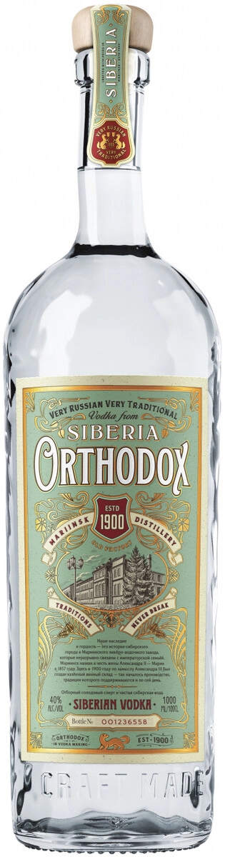 Водка "Orthodox",  1 л
