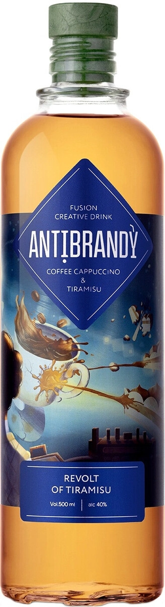 Бренди "Antibrandy" Revolt of Tiramisu,  0.5 л
