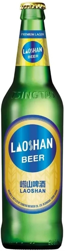 Пиво "Tsingtao" Laoshan,  0.6 л