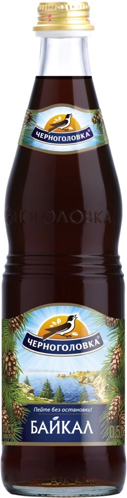 Напиток "Черноголовка" Байкал, в стеклянной бутылке,  0.5 л