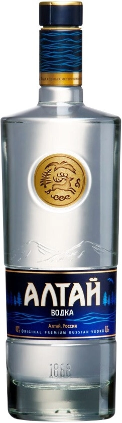 Водка "Алтай" + 2 стопки,  0.7 л
