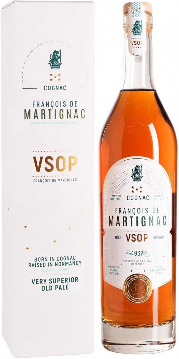 Коньяк "Francois de Martignac" VSOP, gift box,  0.7 л