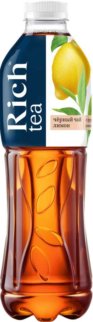 Чай "Rich" Black Tea Lemon, PET,  1 л