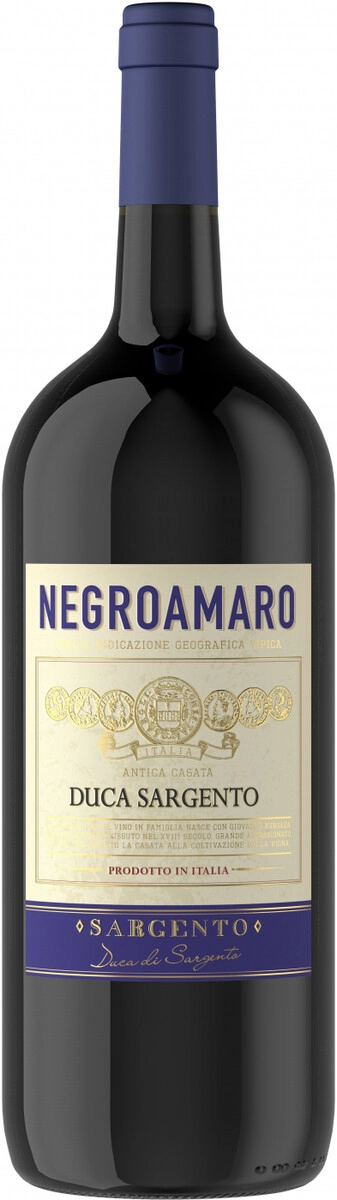 Вино "Duca Sargento" Negroamaro, Puglia IGT,  1.5 л