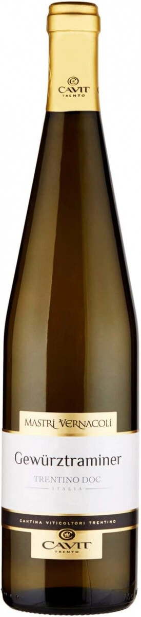 Вино "Mastri Vernacoli" Gewurztraminer, Trentino DOC