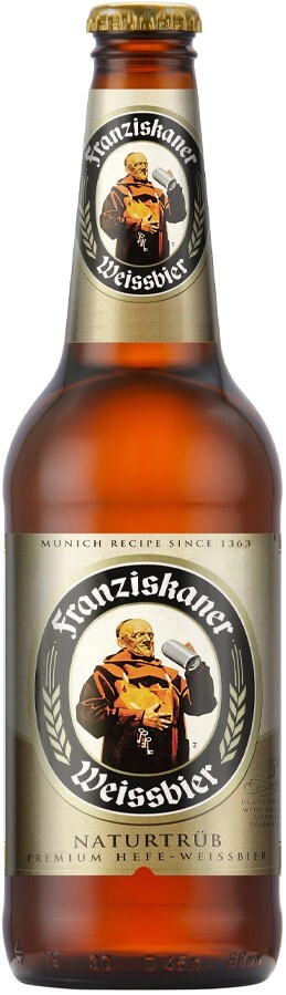 Пиво "Franziskaner" Hefe-Weisse (Russia),  0.45 л