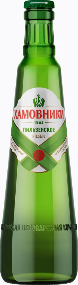 Пиво "Хамовники" Пильзенское,  0.45 л