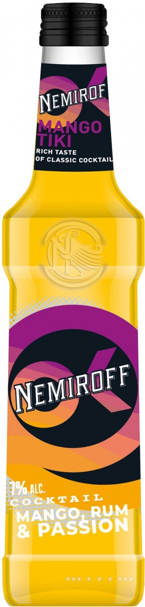 Пивной напиток "Nemiroff" Mango, Rum & Passion,  0.33 л