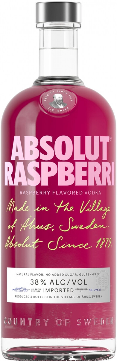 Водка "Absolut" Raspberry,  0.7 л