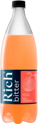 Вода "Rich" Bitter Grapefruit, PET,  1 л