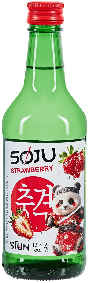 Аперитив "STUN" Soju Strawberry,  375 мл