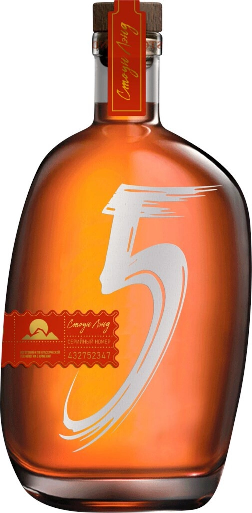 Коньяк "Страна камней" 5-летний,  375 мл