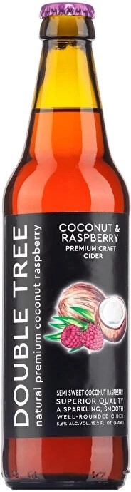 Сидр Cider House, "Double Tree" Coconut & Raspberry,  0.45 л