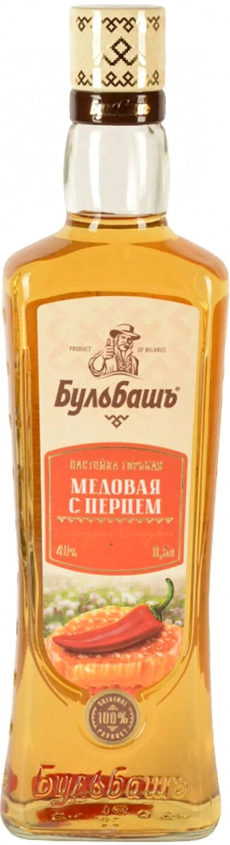 Ликер "Бульбашъ" Медовая с перцем, настойка горькая,  0.5 л