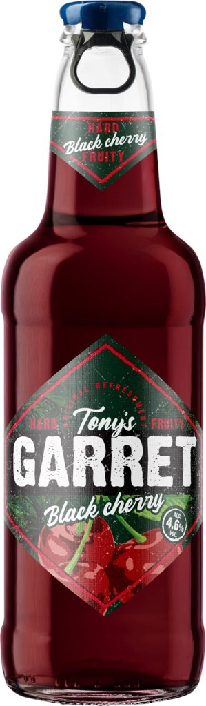 Пиво "Tony's Garret" Hard Black Cherry,  400 мл