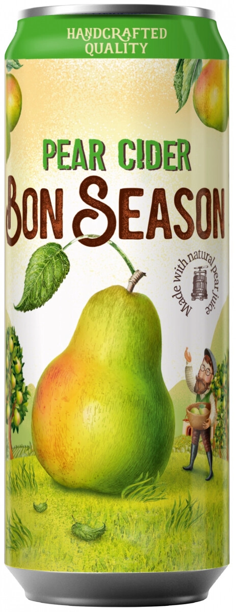 Сидр "Bon Season" Pear, in can,  430 мл