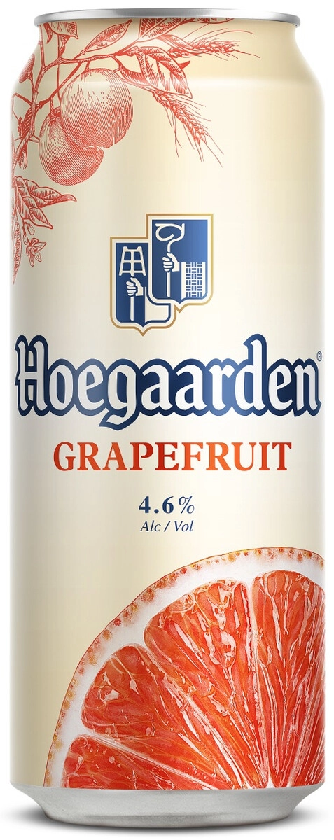 Пиво "Hoegaarden" Grapefruit, in can,  0.45 л