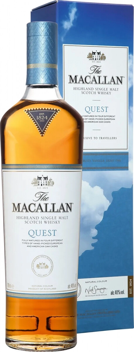 Виски Macallan, "Quest", gift box,  0.7 л