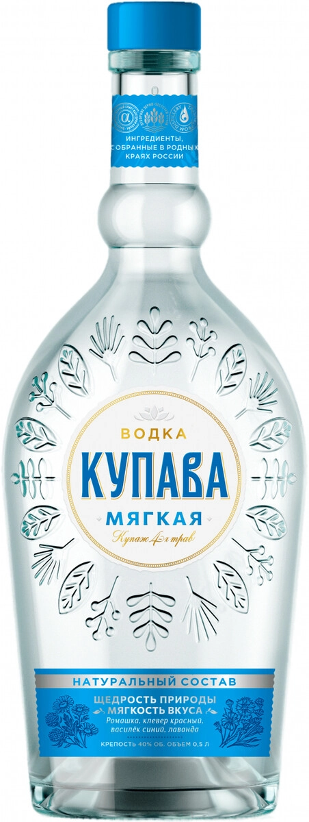 Водка "Купава" Мягкая,  0.7 л