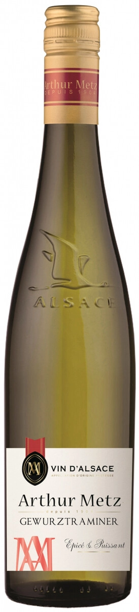 Вино Arthur Metz, Gewurztraminer, Alsace AOP