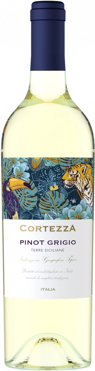 Вино "Cortezza" Pinot Grigio, Terre Siciliane IGT, 2024