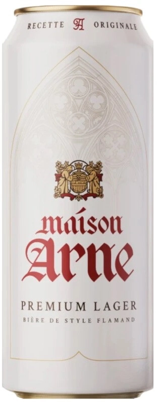 Пиво "Maison Arne" Premium Lager, in can,  430 мл