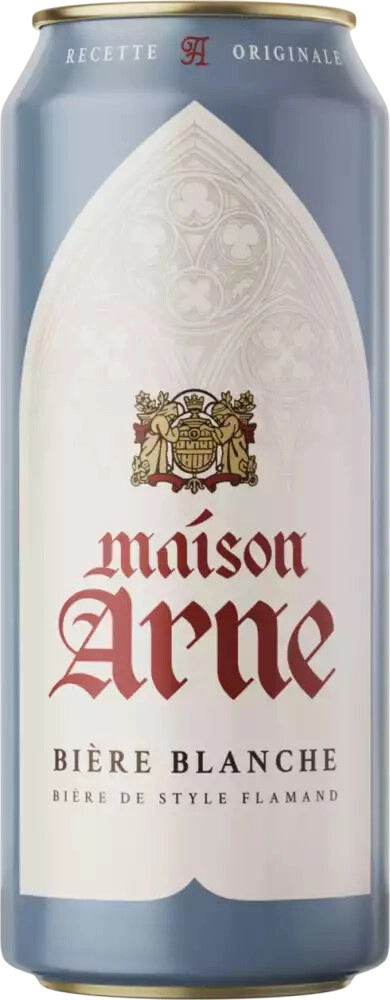 Пиво "Maison Arne" Biere Blanche, in can,  430 мл