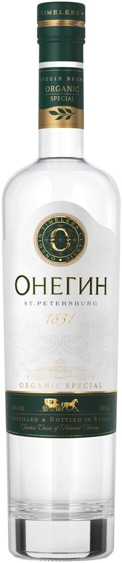Водка "Онегин" Органик Спешл,  0.5 л