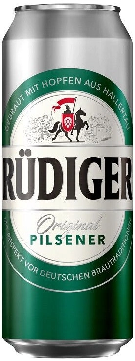 Пиво "Rudiger" Original Pilsener,  0.45 л