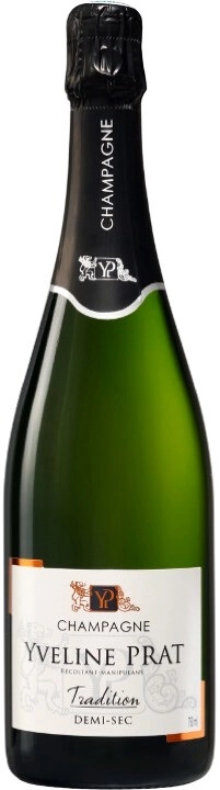 Шампанское Yveline Prat, Tradition Demi-Sec, Champagne AOC, 2021