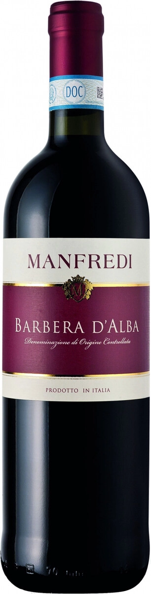 Вино "Manfredi" Barbera d'Alba DOC, 2023