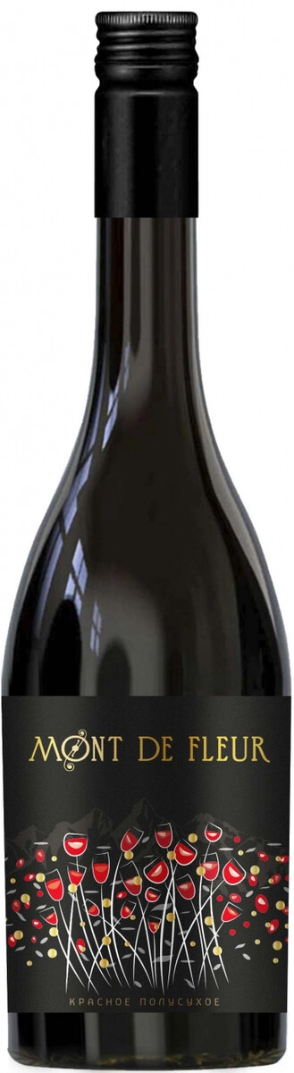 Вино "Mont de Fleur" Red Semi-Dry