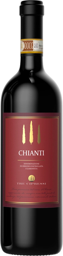 Вино "Tre Cipressi" Chianti DOCG, 2024