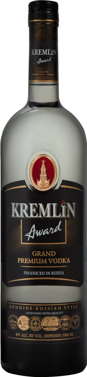 Водка "Kremlin Award",  1 л