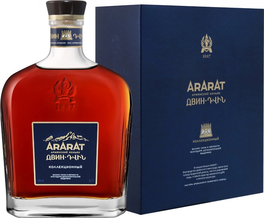 Коньяк Арарат, "Двин" Коллекционный, в подарочной коробке,  0.7 л