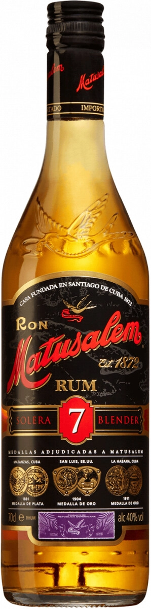 Ром "Matusalem" Solera 7 years old,  0.7 л