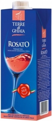 Вино Rosato Terre di Ghiaia IGT (Tetra Pak),  1 л