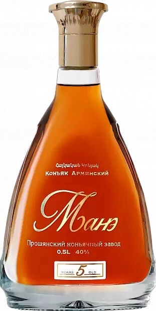 Коньяк "Манэ" 5-летний,  0.5 л