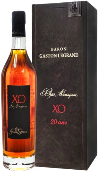 Арманьяк "Baron G. Legrand" XO Bas Armagnac, decanter & wooden box,  0.7 л