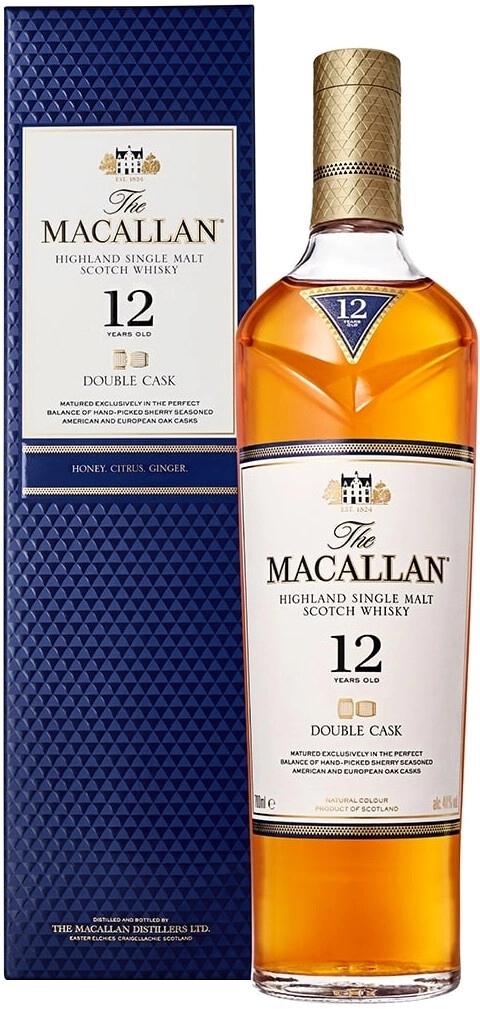 Виски "Macallan" Double Cask 12 Years Old, gift box,  0.7 л