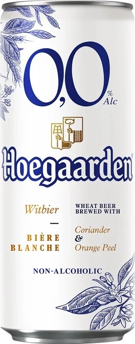 Пиво "Hoegaarden" Blanche 0,0, in can,  0.33 л