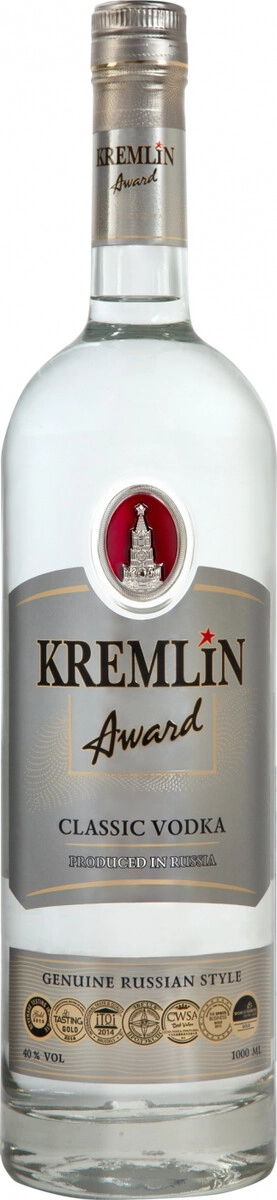 Водка "Kremlin Award" Classic,  1 л
