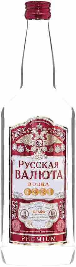 Водка "Русская Валюта" Премиум,  1 л