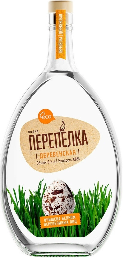 Водка "Перепелка" Деревенская,  0.5 л