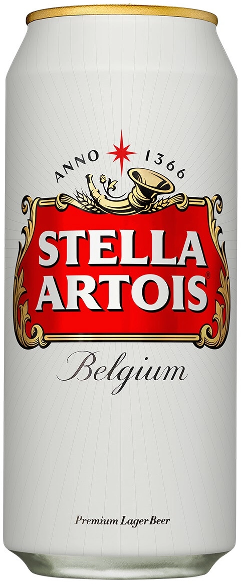 Пиво "Stella Artois" (Russia), in can,  0.45 л