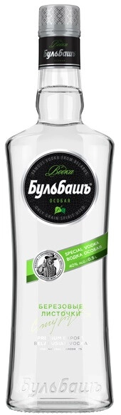 Водка "Бульбашъ Березовые листочки",  1 л