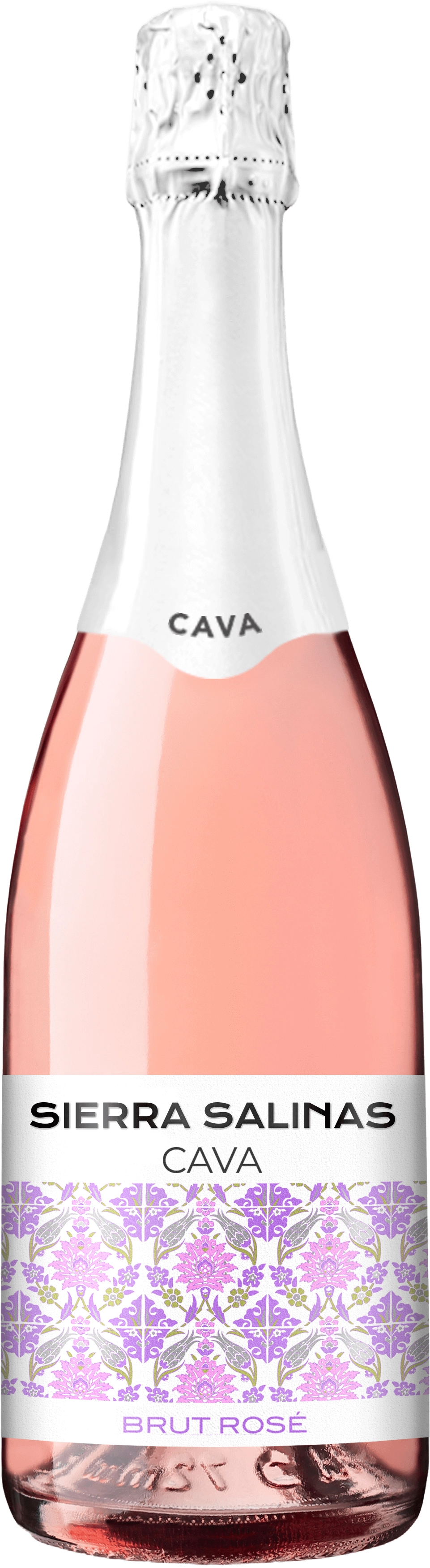 Вино игристое "Cava Sierra Salinas" Rose Brut